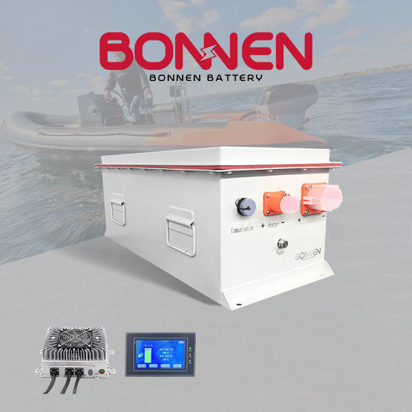 5.12KWH Bateria de lítio marinha Barco de íons de lítio Para barcos infláveis Pequenos veleiros