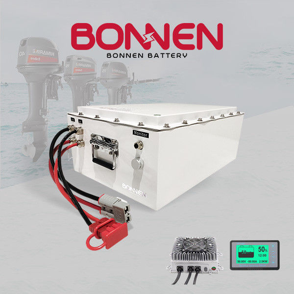 4.8KWH Bateria de Lítio de Barco Elétrica 96V 50Ah Bateria de Lítio para embarcações de lazer