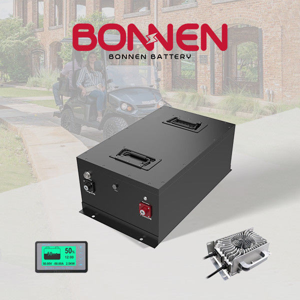 IP65 Bateria de íons de lítio de 48 volts LiFePo4 Carrinho de golfe Bateria de lítio para EZGO TXT
