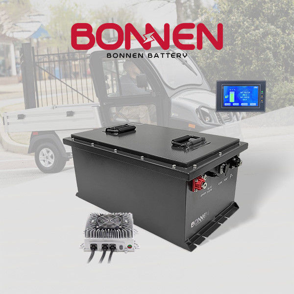 60V 100Ah LiFePO4 Bateria para Carros de Golf Veículos de Baixa Velocidade Alta Voltagem Longa Vida