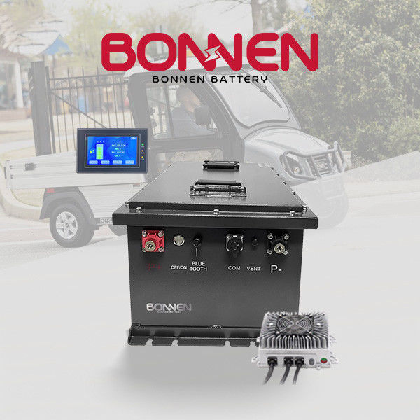 60V 100Ah LiFePO4 Bateria para Carros de Golf Veículos de Baixa Velocidade Alta Voltagem Longa Vida